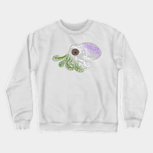 Genderqueer Flag Spotted Octopus Crewneck Sweatshirt